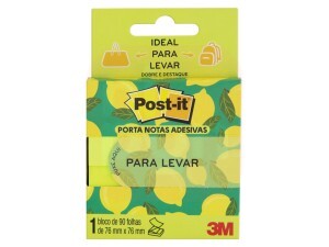 Post-it Para Levar na Bolsa Verde 76x76 90fls