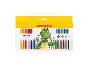 Canetinha 36 Cores Neo-Pen - Compactor