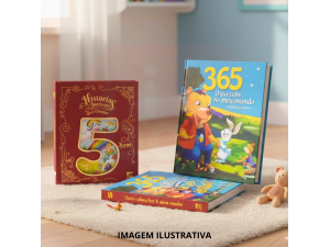 Livro de História Infantil Variados com Capa Dura – Contos Clássicos e Educativos